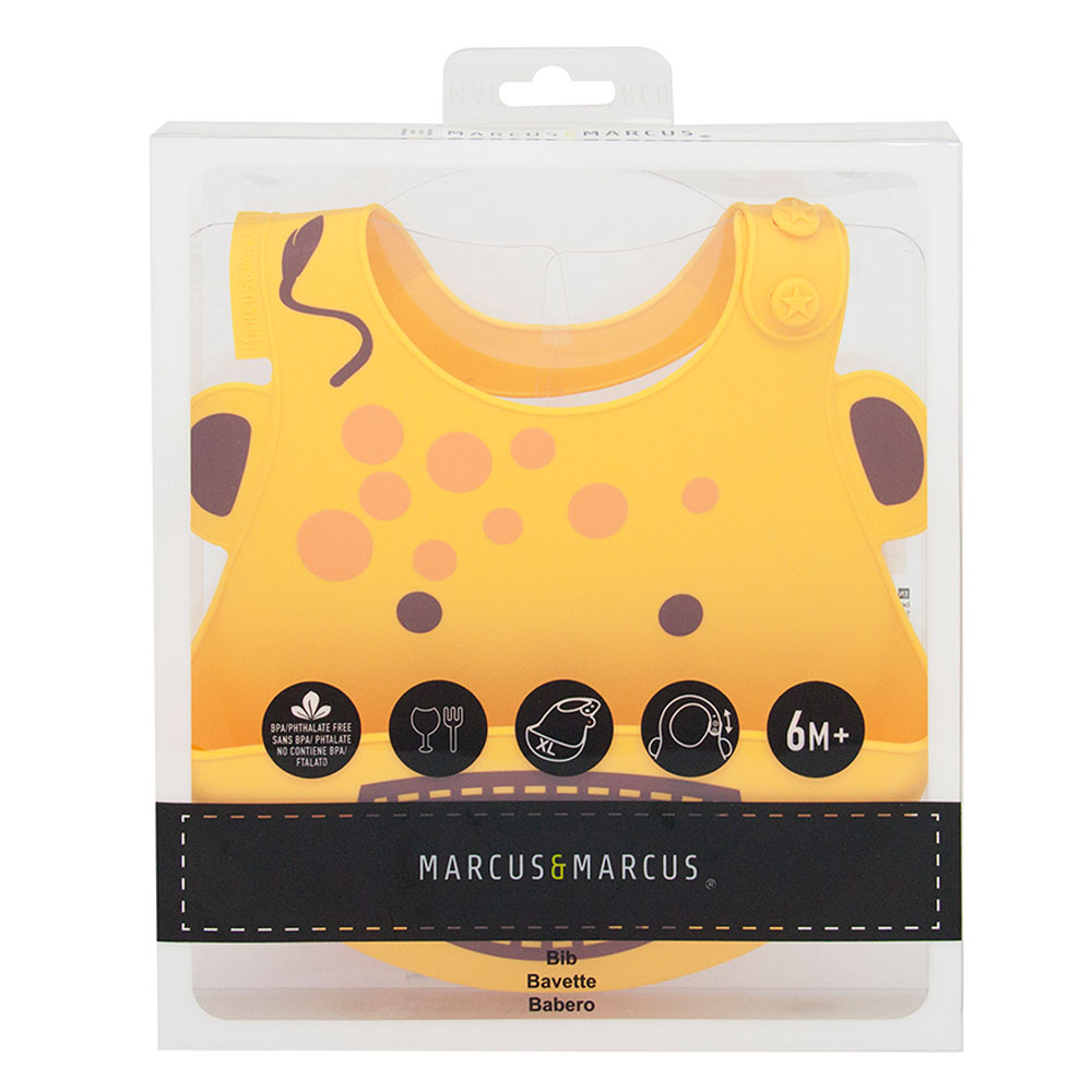 Marcus & Marcus Silicone Baby Bib - Lola