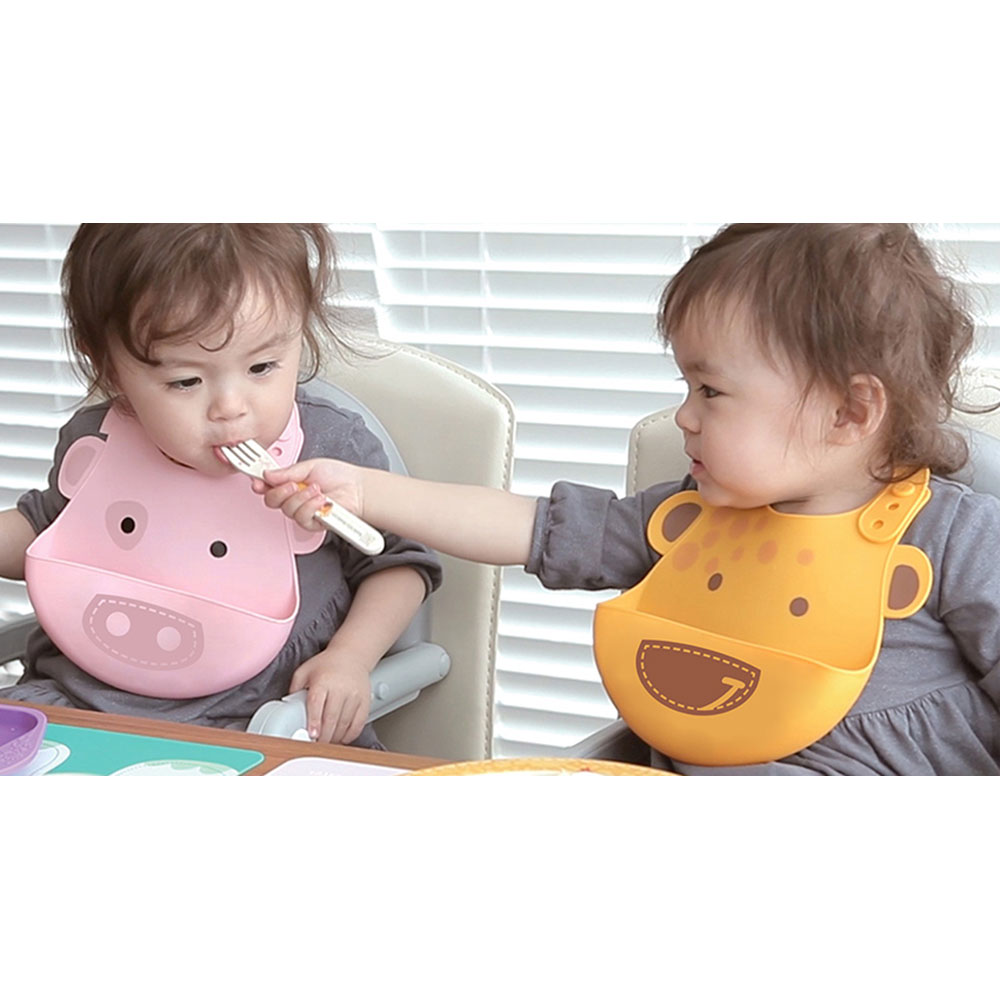 Marcus & Marcus Silicone Baby Bib - Lola