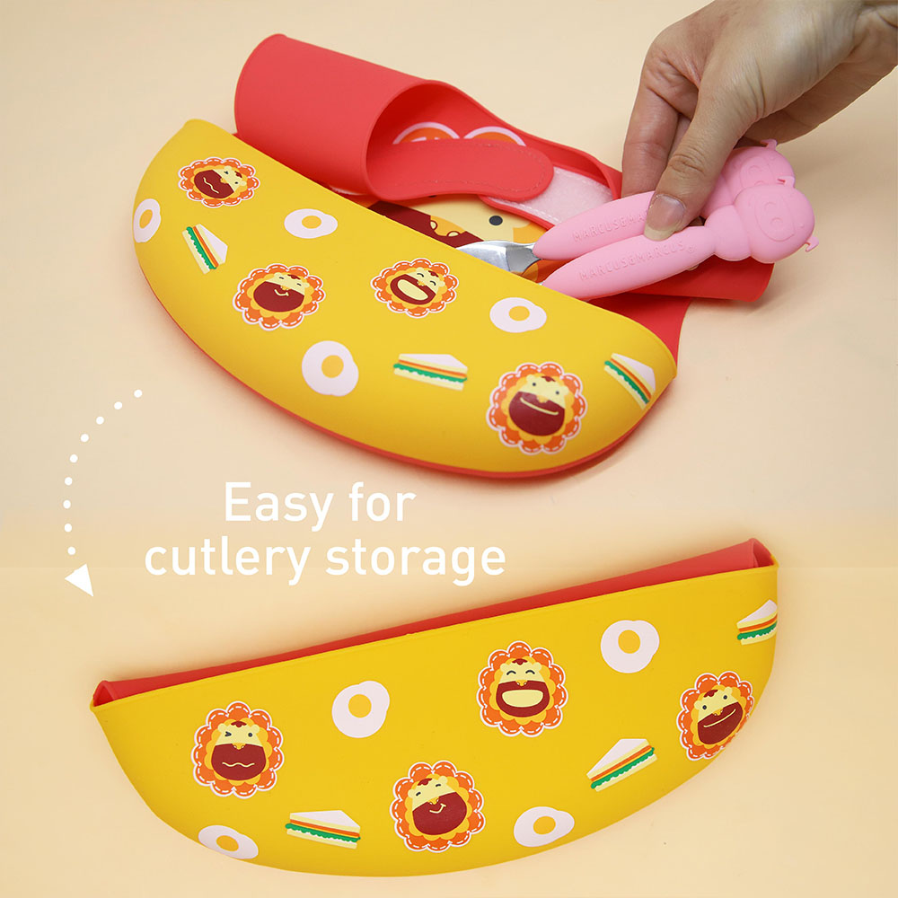 Marcus & Marcus - Silicone Wide Coverage Silicone Baby Bib - Marcus