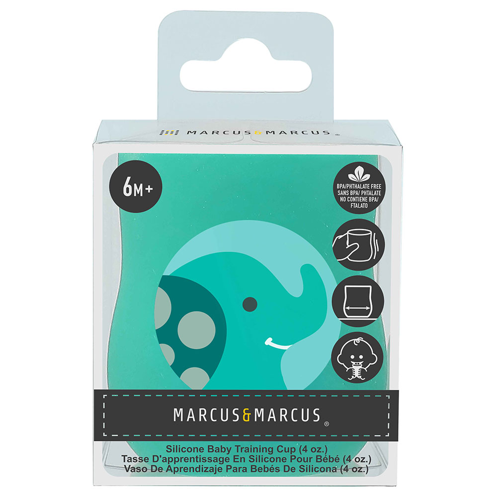 Marcus & Marcus - Silicone Baby Training Cup- Ollie - 120ml