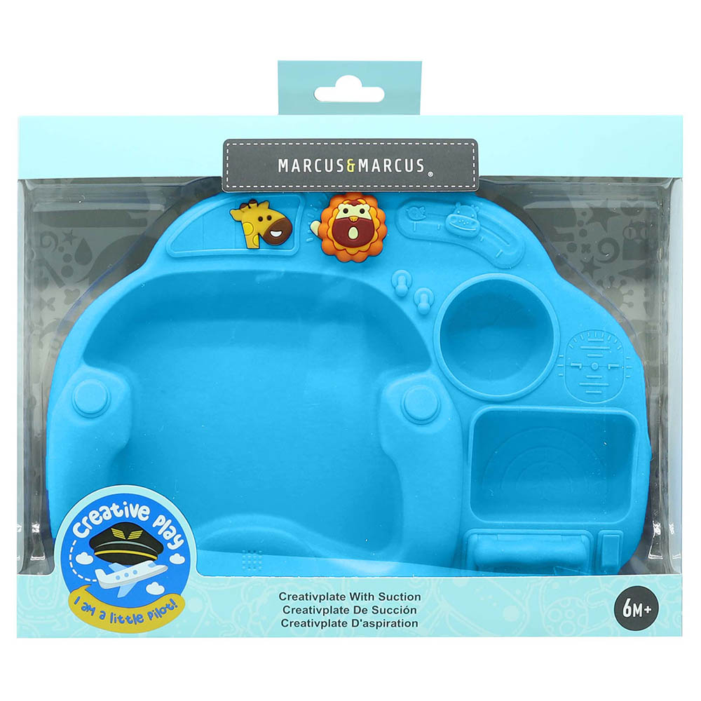 Marcus & Marcus Silicone Creativplate With Suction - Lucas