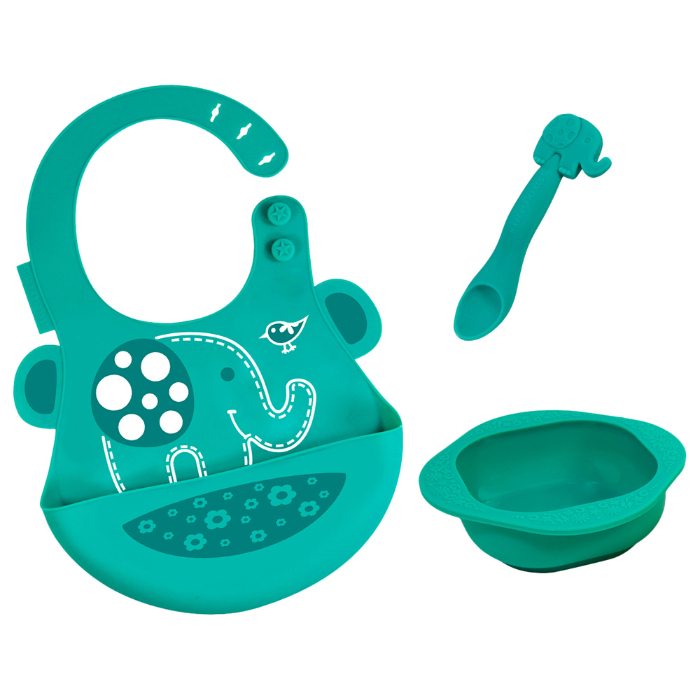 Marcus & Marcus Silicone Baby Feeding Gift Set - Ollie