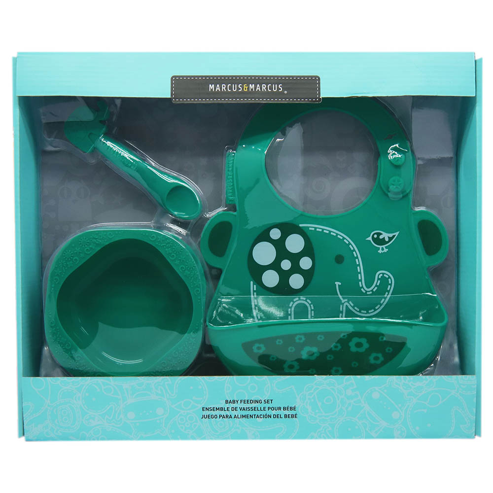 Marcus & Marcus Silicone Baby Feeding Gift Set - Ollie