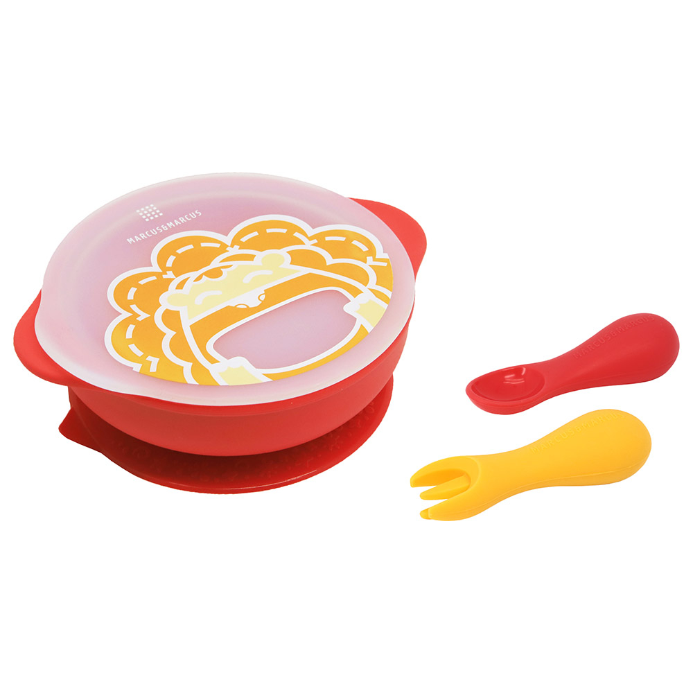 Marcus & Marcus Silicone Toddler First Self Feeding Gift Set - Marcus