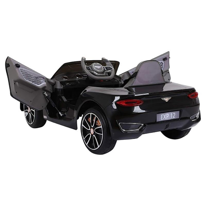 Bentley - 12V Exp12 Kids Ride On Car - Black 