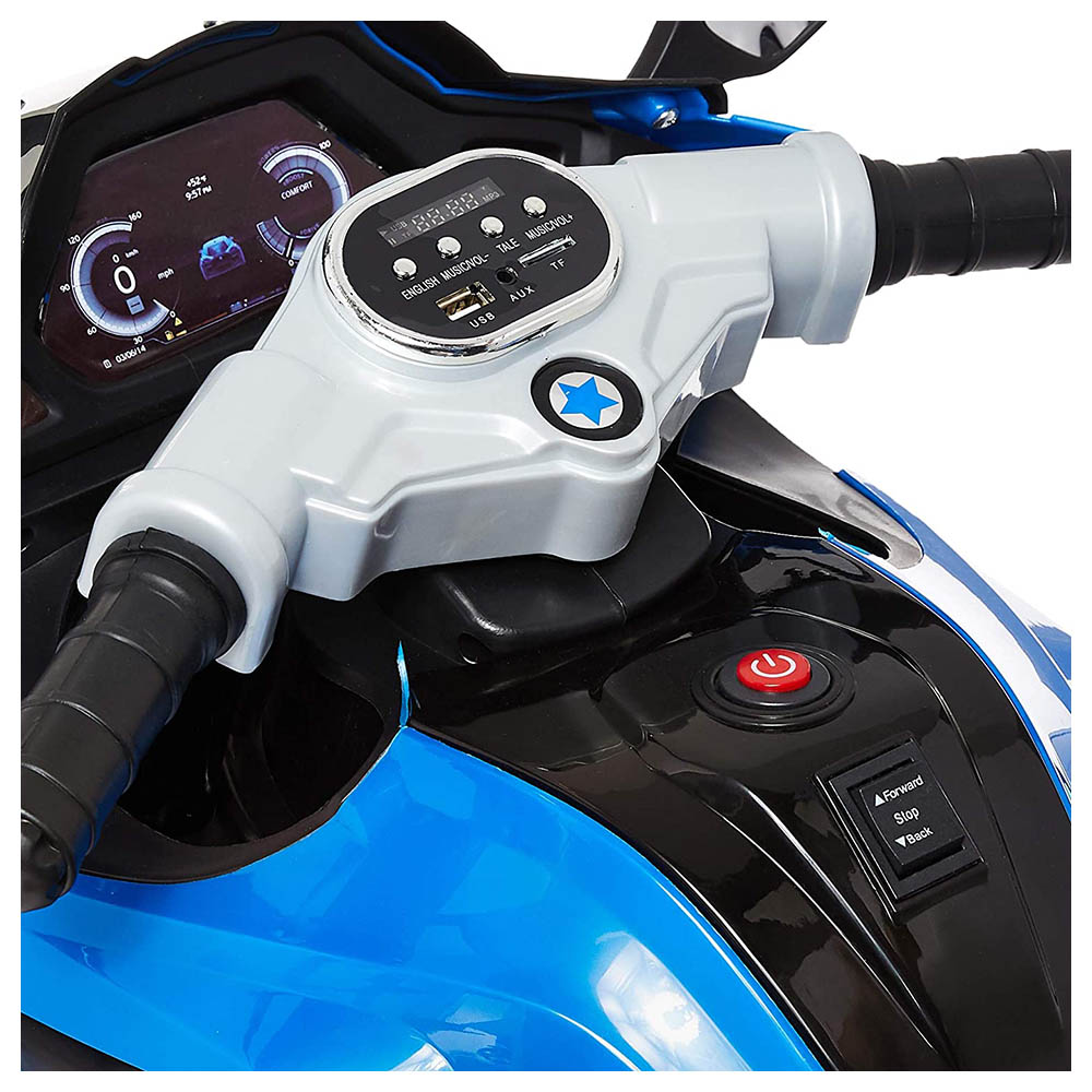 Amsham - 12V GS Sports Motor Bike - Blue