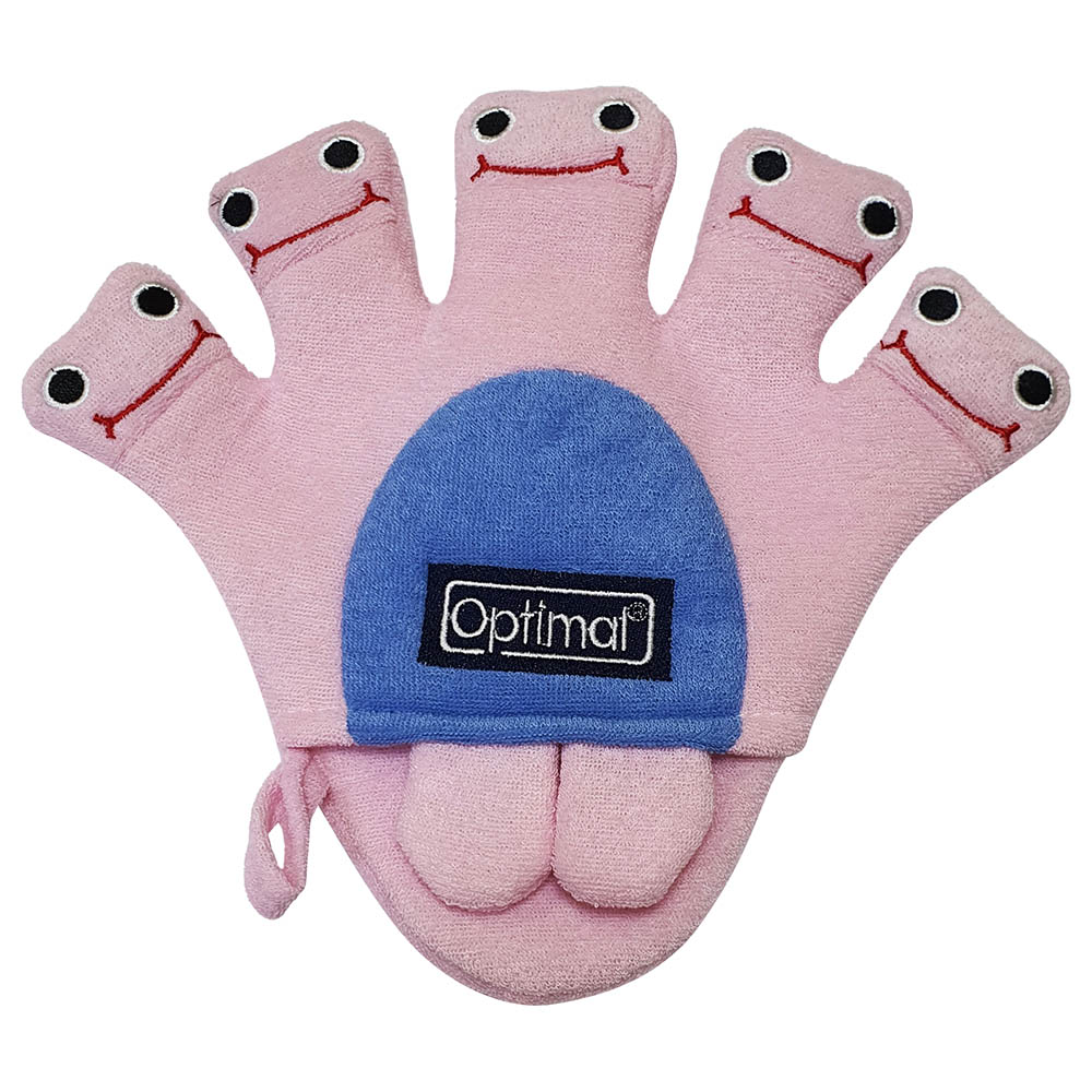 Optimal - Kids Bath Scrubber - Pink