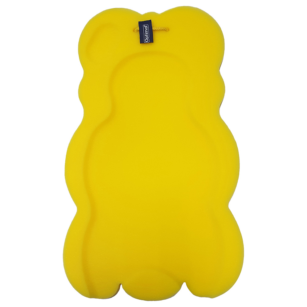 Optimal - Baby Bath Non-Slip Cushion Sponge - Yellow