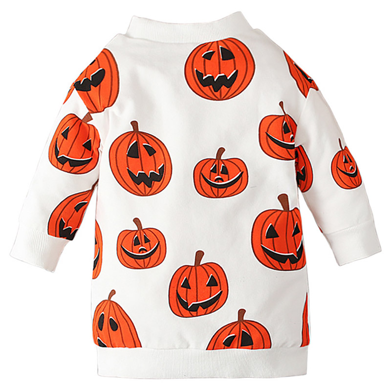 Sugar Rush Halloween Print Full Sleeves Sweatshirt - Orange