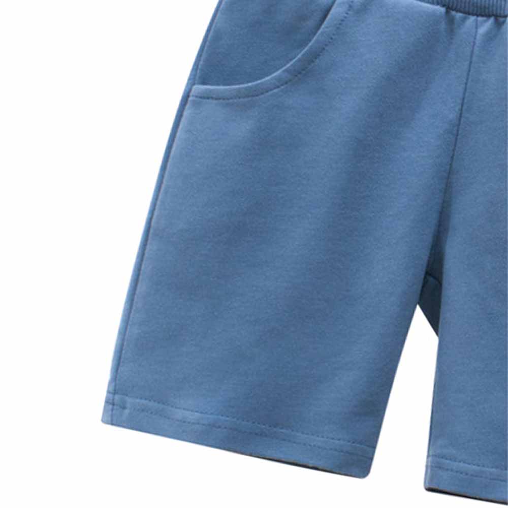 Sugar Rush Solid Regular Shorts - Blue