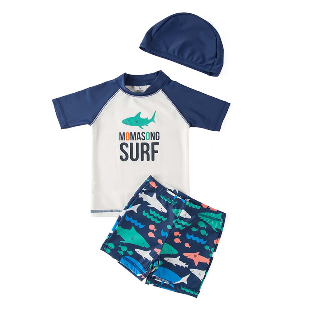 Sugar Rush Printed Short Sleeves Swimwear - 3 Pcs