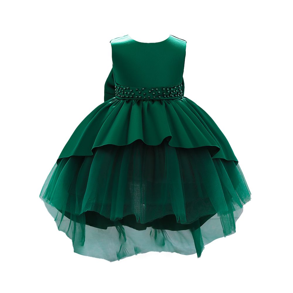 Sugar Rush Embellished Regular Layered Dress - Green