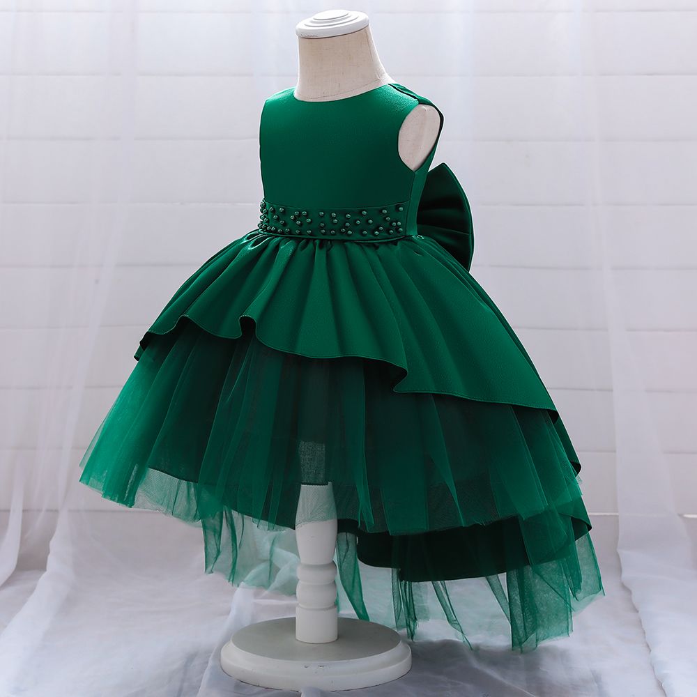 Sugar Rush Embellished Regular Layered Dress - Green