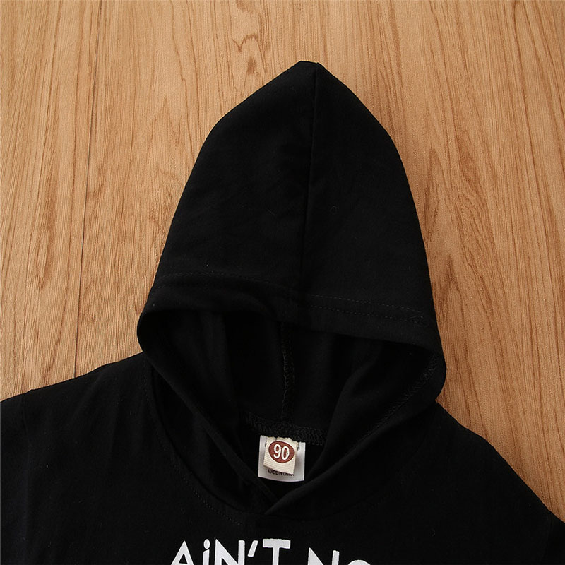Sugar Rush Full Sleeves Hoodies with Jeans - Black