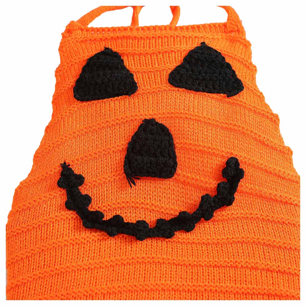 Sugar Rush - 2pc-Set - Halloween Sleeveless Top & Pants - Orange