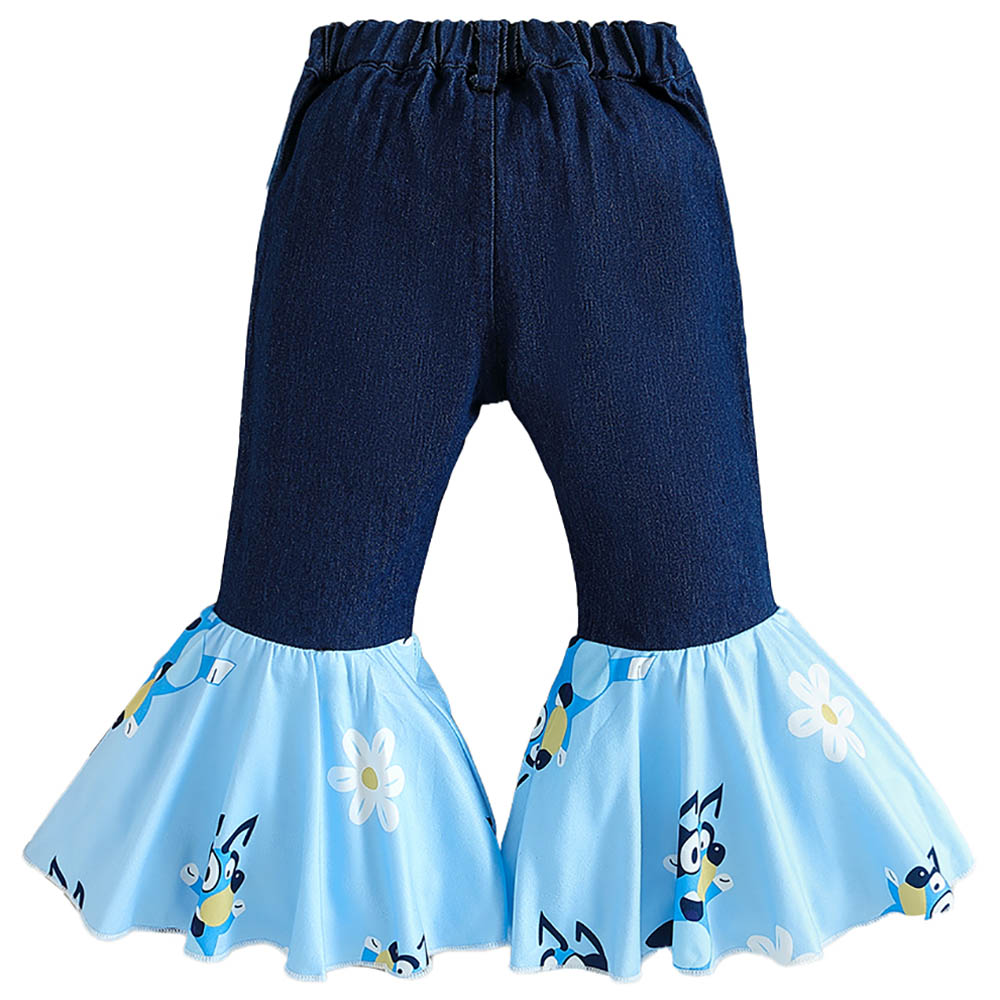 Sugar Rush Appliqued Regular Jeans - Blue