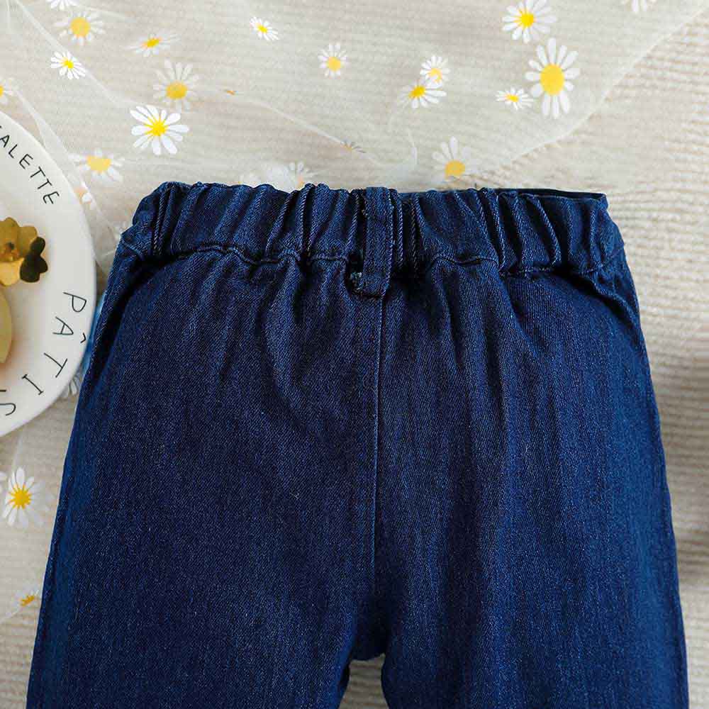 Sugar Rush Appliqued Regular Jeans - Blue
