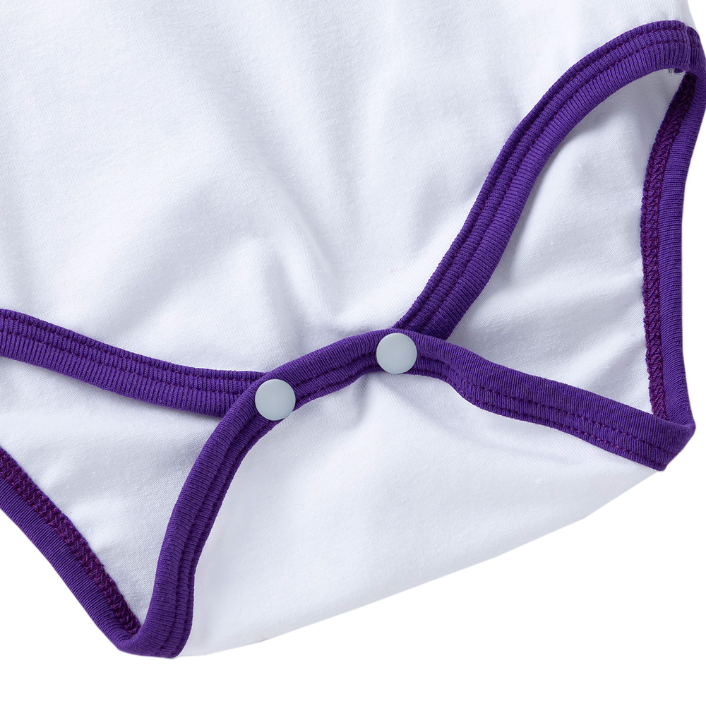 Spooky Cute Short Sleeves Bodysuit - Purple