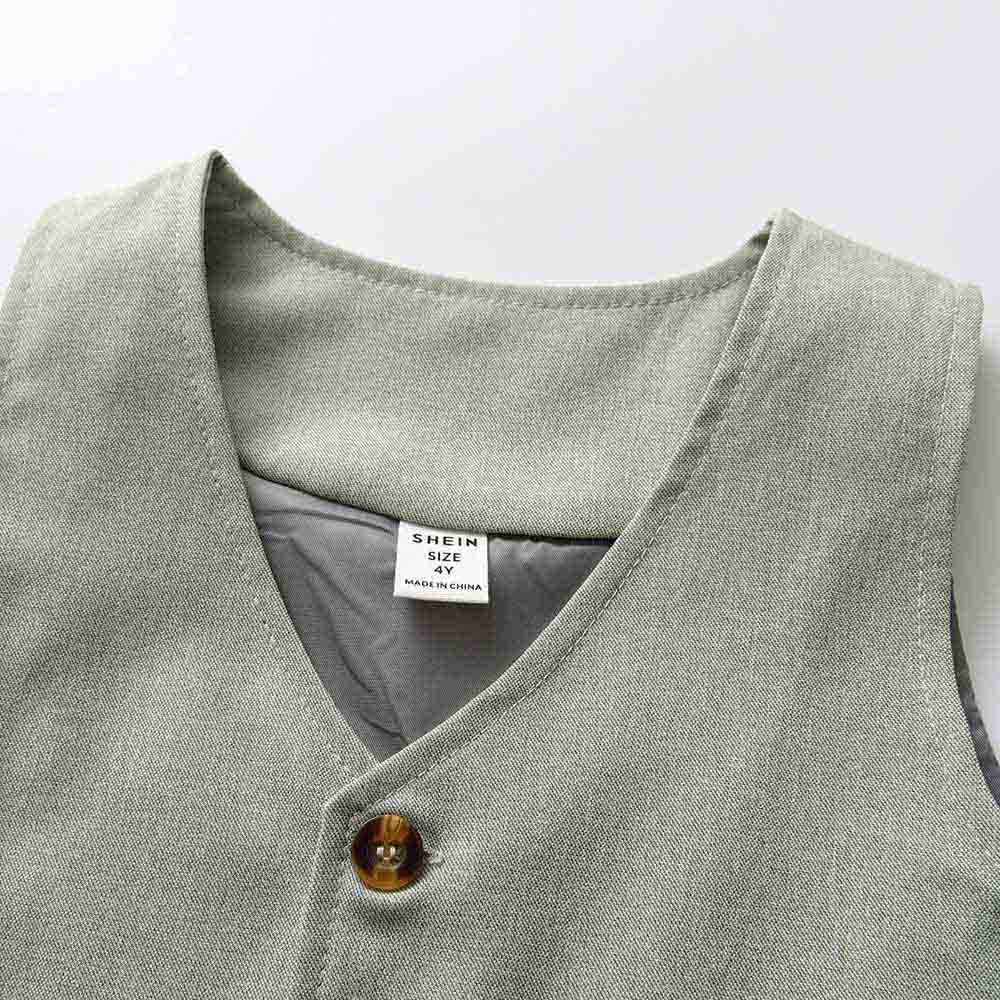 Sugar Rush Checked Full Sleeves Party Wear - Green - 3 Pcs