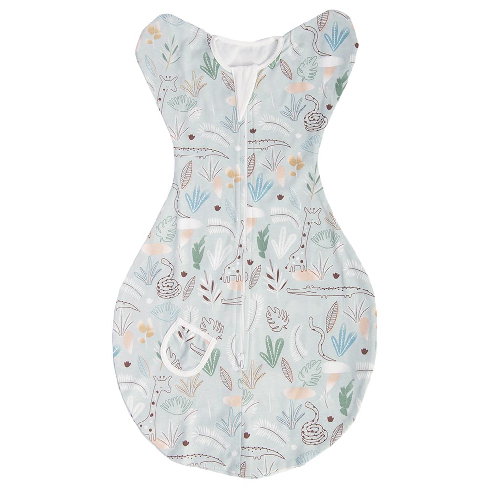 Tiny Toes - Baby Boys Printed Swaddle - Blue