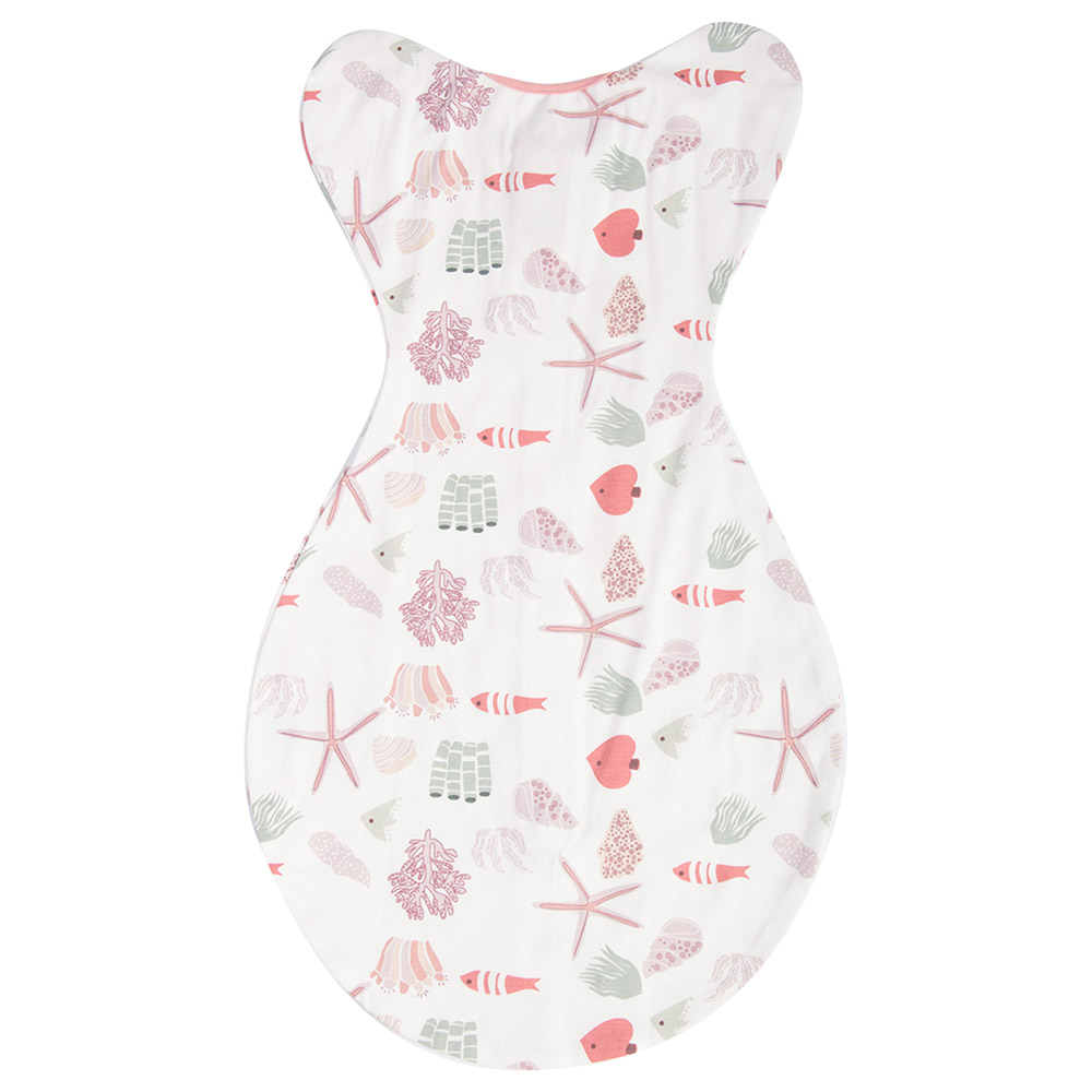 Tiny Toes - Baby Girls Printed Swaddle - Pink