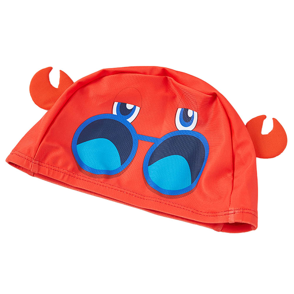 Sugar Rush Short Sleeves Swimwear & Cap - Blue - 3 Pcs