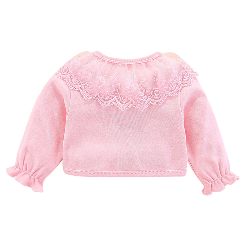Sugar Rush Laced Full Sleeves Top - Pink