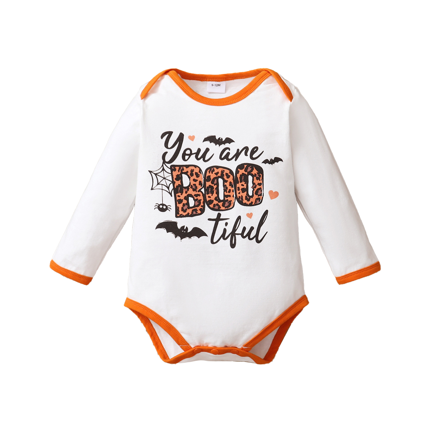 Spooky Cute Full Sleeves Bodysuit - White