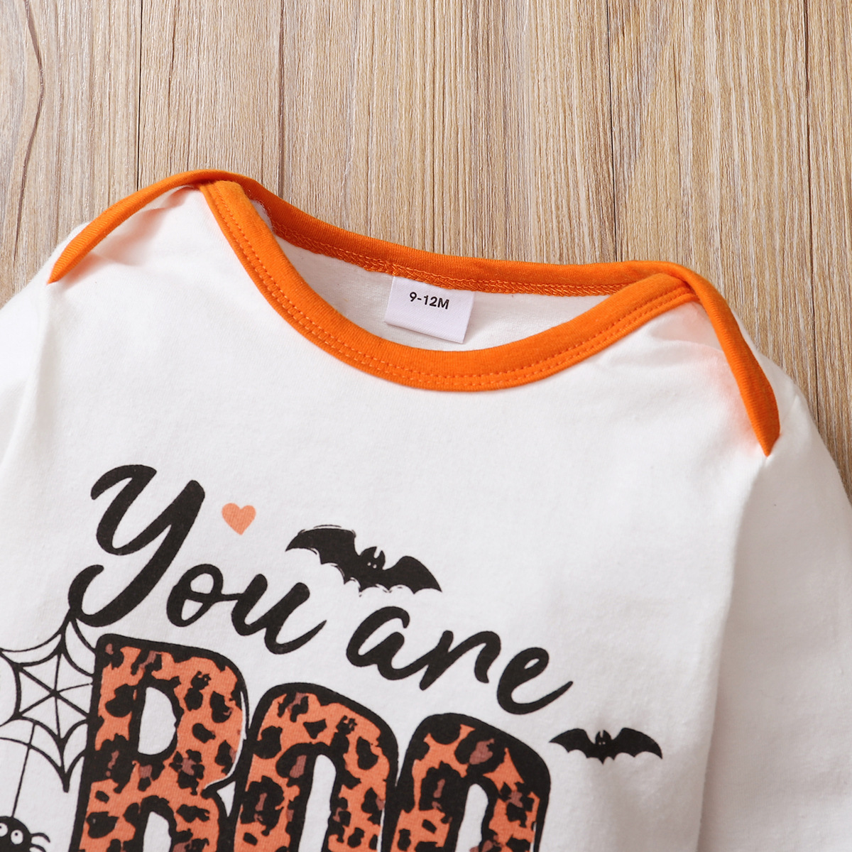 Spooky Cute Full Sleeves Bodysuit - White