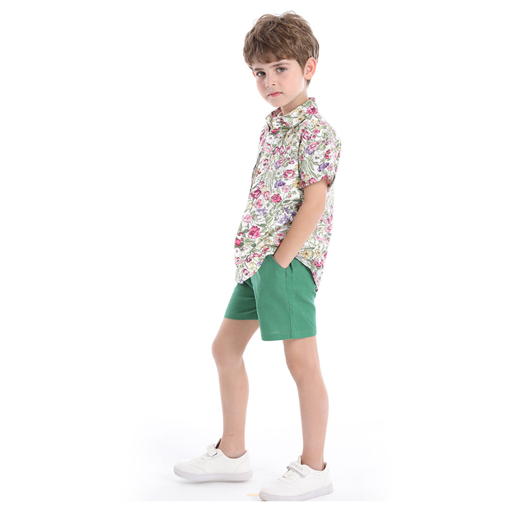 Sugar Rush T-shirt Floral Shirt & Shorts - Pink - 3 Pcs