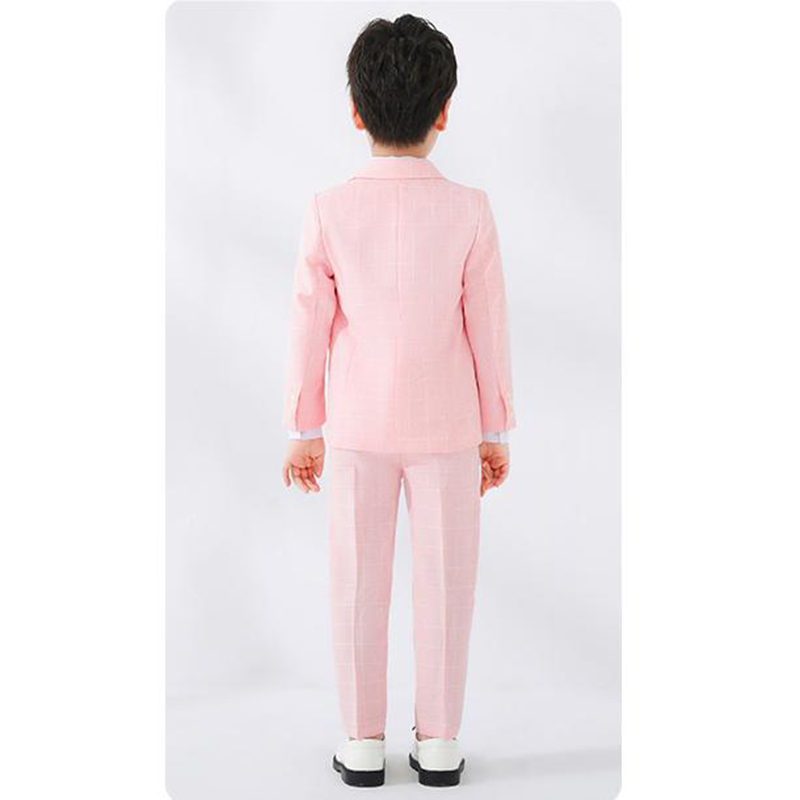 Sugar Rush Boys Full Sleeves Party Wear - Pink - 3 Pcs
