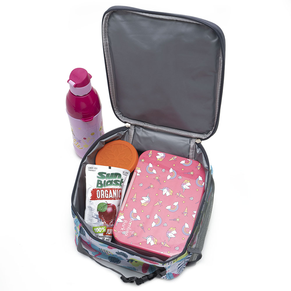 Bamboo Bark - Kids Lunch Bag - Flamingo