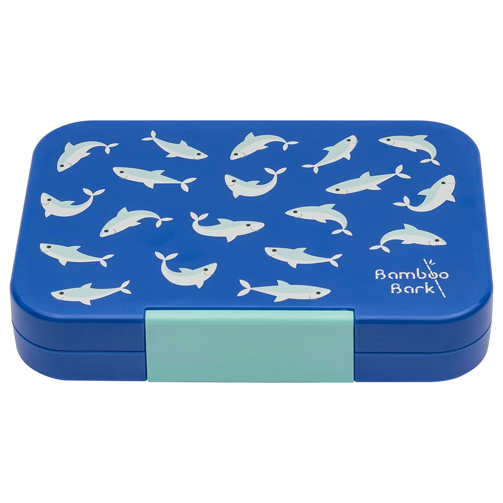 Bamboo Bark - 4-6 Compartments Sharks Print Tritan Lunch Box