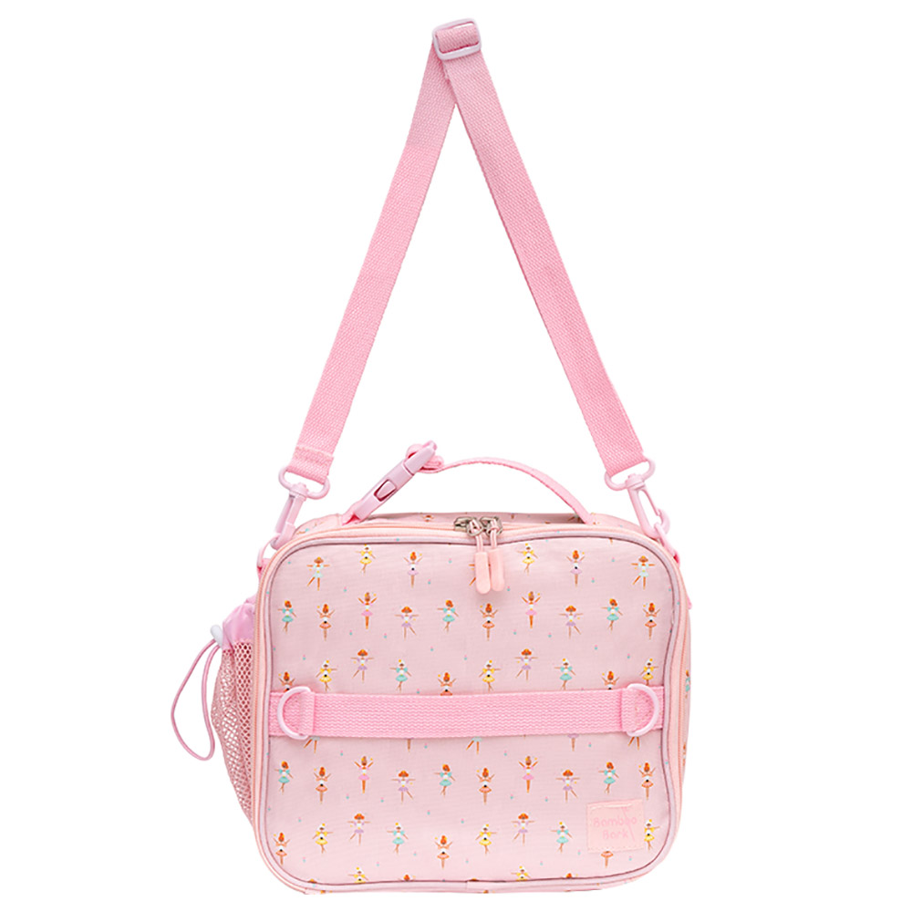 Bamboo Bark - Ballerina Print Insulated Lunch Bag With 3 Carrying Options