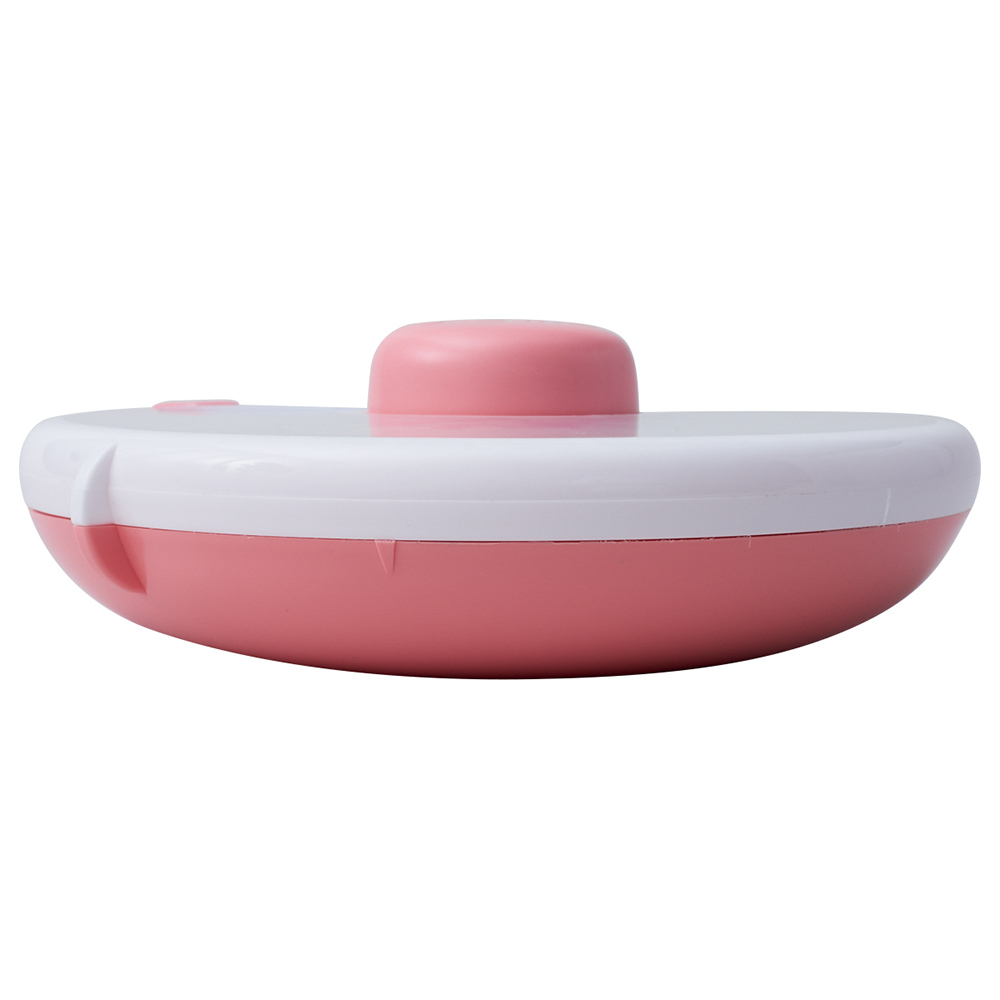 Gobe Snack Spinner - 5 Compartments - Coral Pink