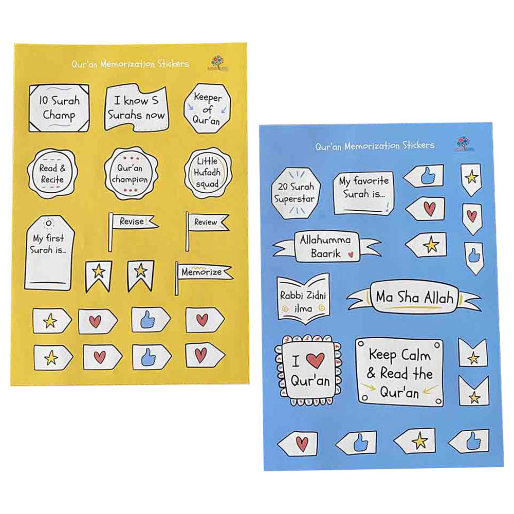 Bismillah Buddies Quran Memorization Stickers