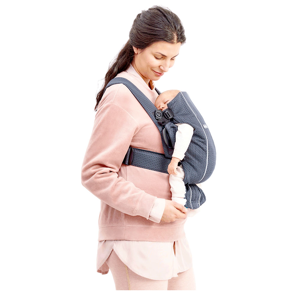 BABYBJORN - Mini Baby 3D Mesh Carrier Mini - Navy Blue