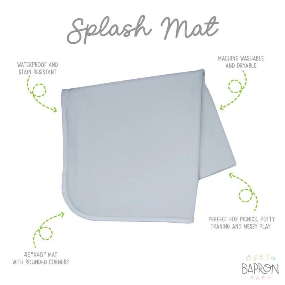 BapronBaby Splash Mat - Grey Minimalist