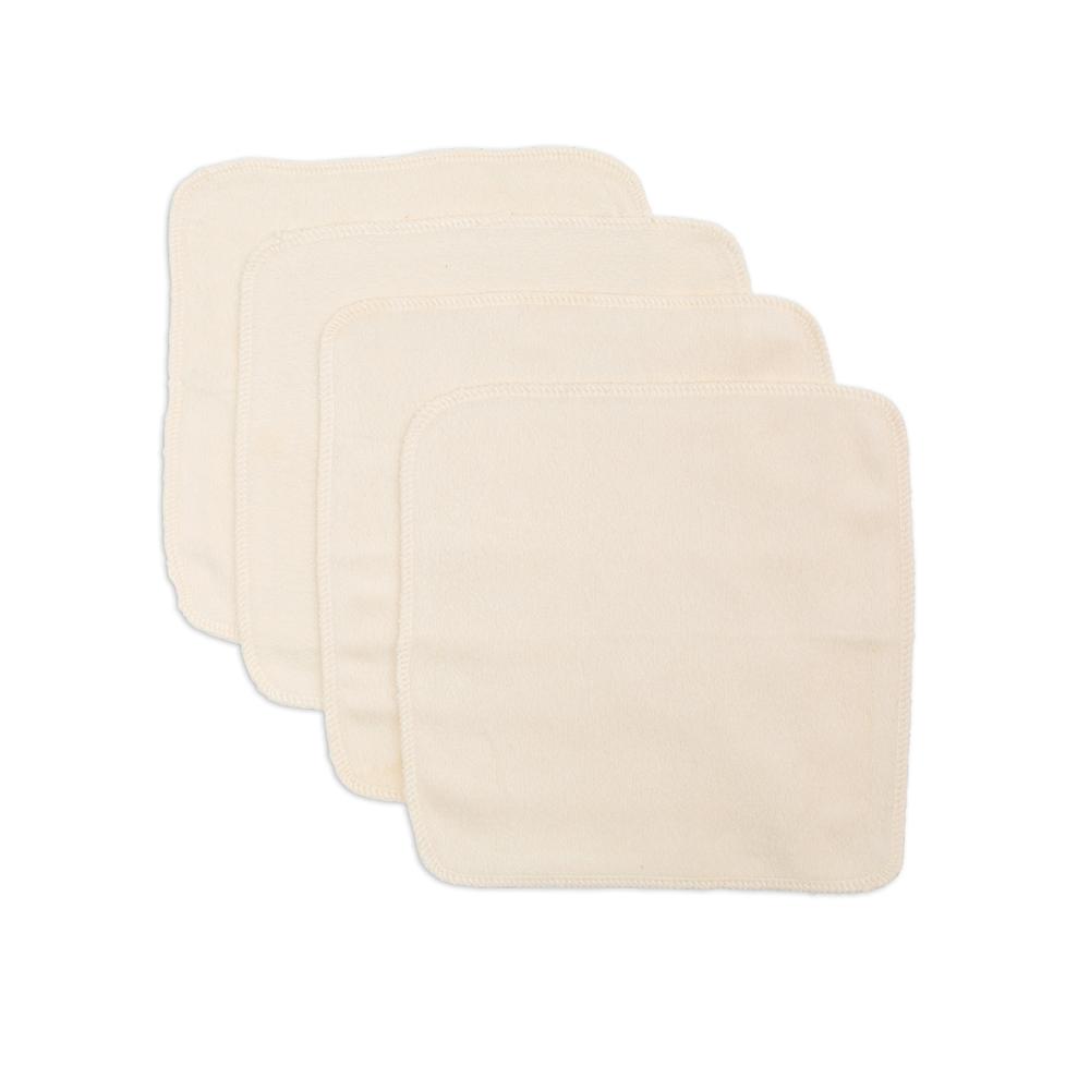Lulujo Organic Cotton Face Cloths - Pack of 4