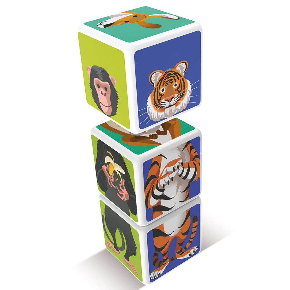 Geomag - Magicube Mix & Match Animals Magnetic Cubes 3pcs