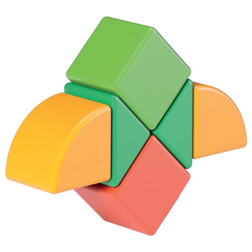 Geomag - Magicube 3 Shapes Recycled Starter Set 6pcs