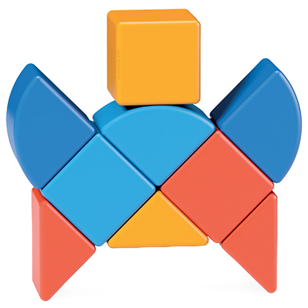 Geomag - Magicube 3 Shapes Recycled Animals 9pcs
