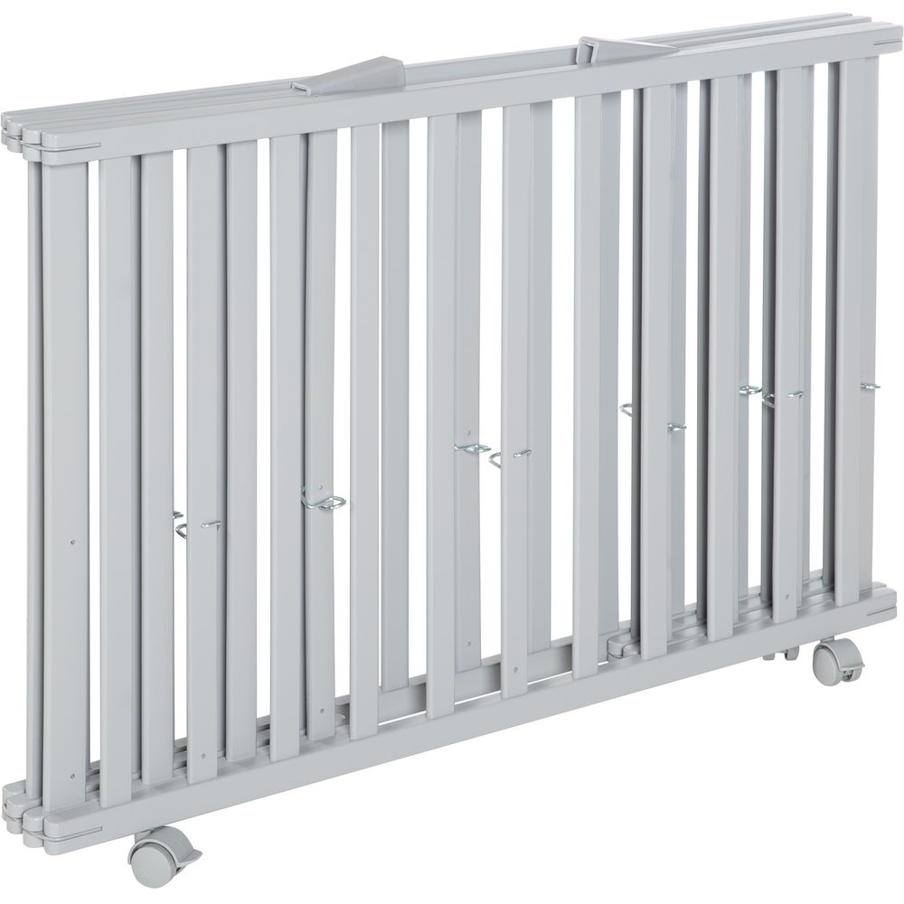 Roba - Height Adjustable Wooden Folding Playpen 74x100cm - Taupe