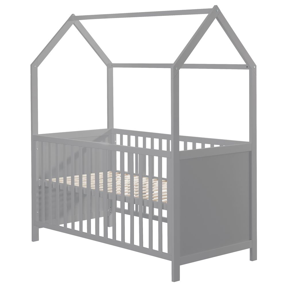 Roba Convertible Wooden House Bed To Toddler Bed 70x140cm - Taupe