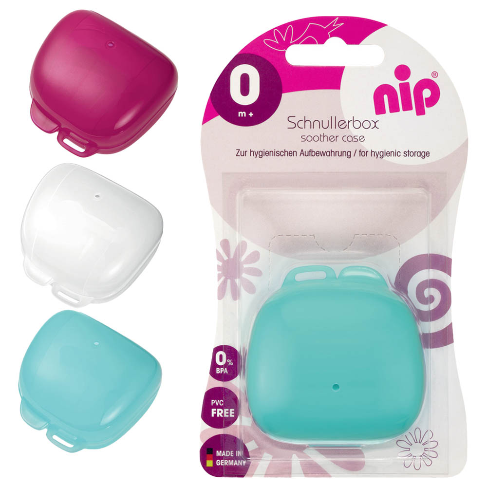 Nip - 2in1 Soother Box Sterilizer and Hygienic Case - Pink