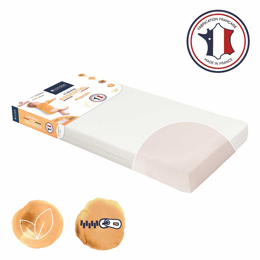 Candide Essential Mattress With Removable Cover - 70 x 140cm
