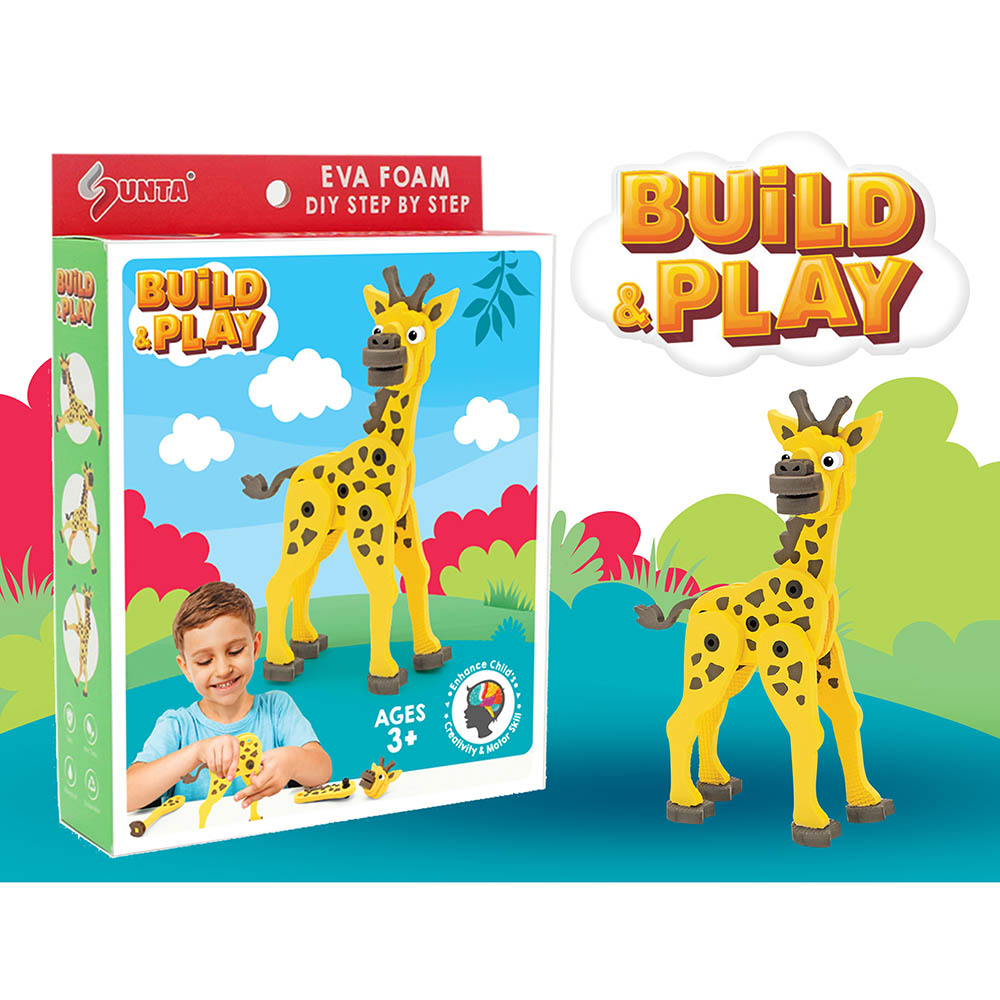 Sunta - DIY Play Foam Building Toy - Giraffe