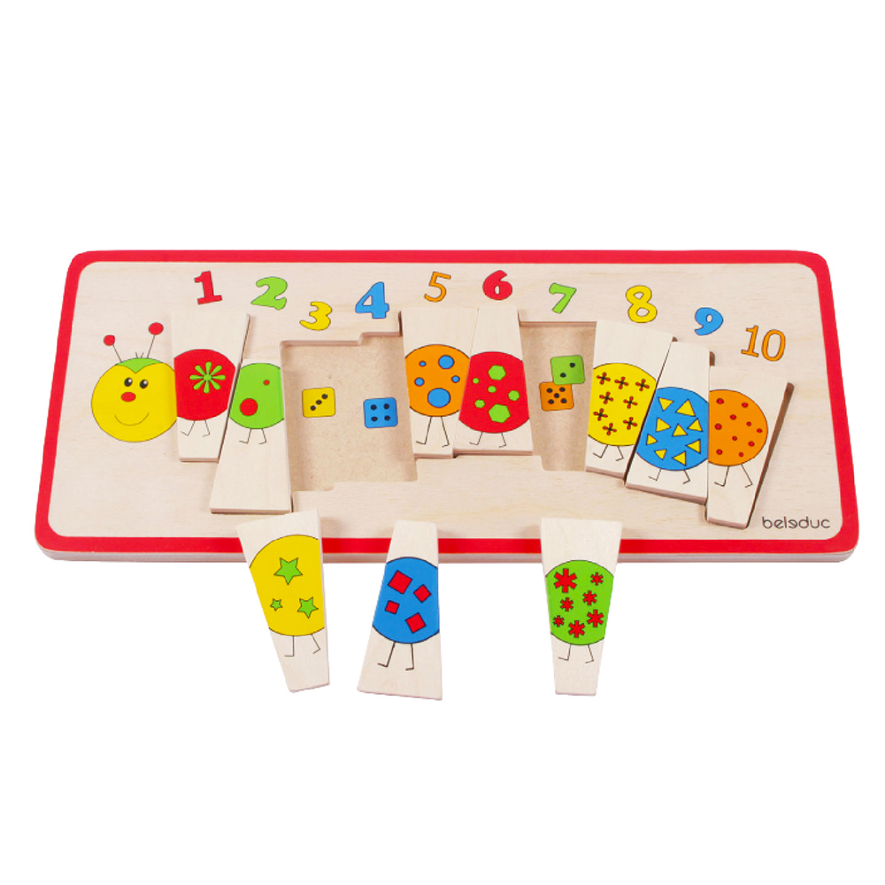Beleduc - Matching Caterpillar Puzzle