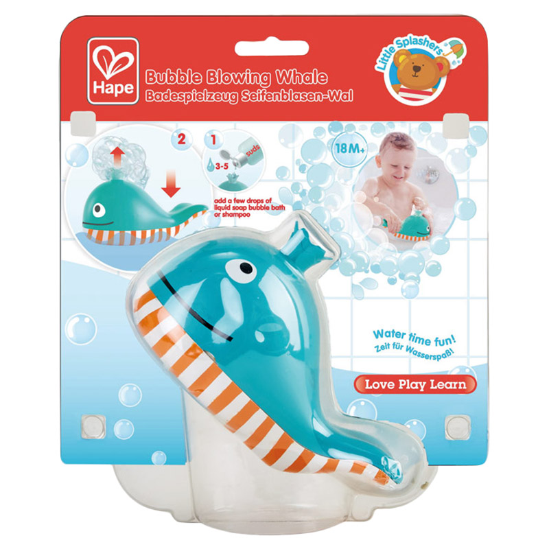 Hape - Bubble Blowing Whale - Blue