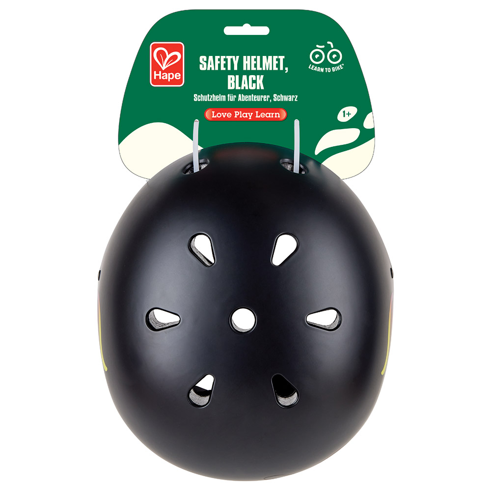 Hape - Kids Safety Helmet 48-52cm - Black